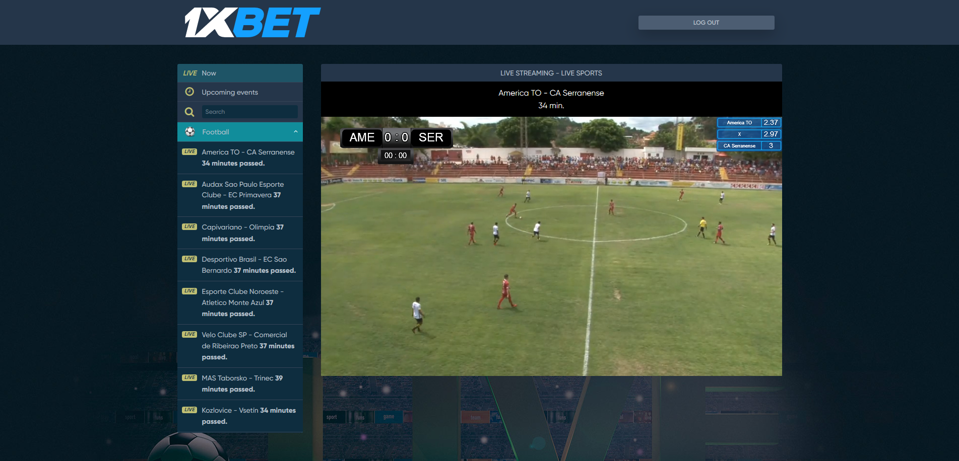 1xbet mobile streaming